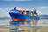 cargo ship full of containers